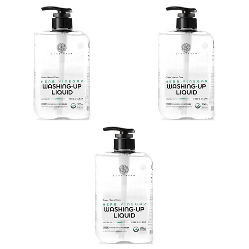 아이너바움 아기 주방세제 액상형 무향, 700ml, 3개