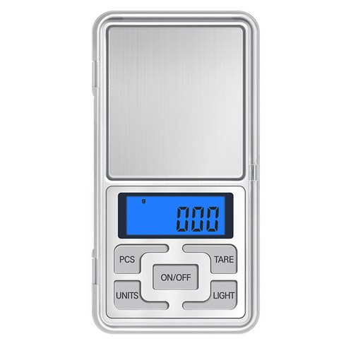 홈플래닛 초정밀 포켓 저울, 실버, DS05PK-SV, 200g