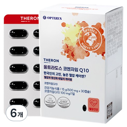 테론 울트라도스 코엔자임 Q10, 6개, 30정
