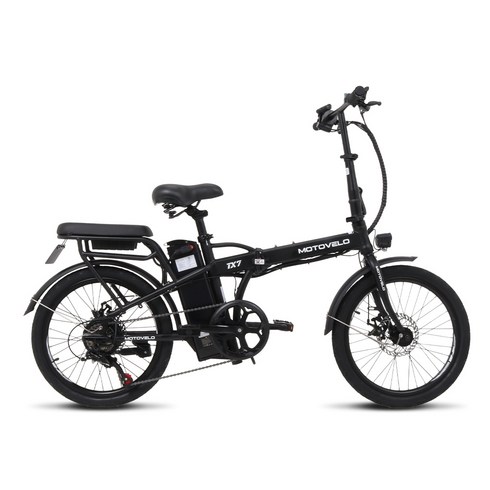 모토벨로 TX7 듀얼 전기자전거 350W 36V 5.2Ah, 스틸, 블랙