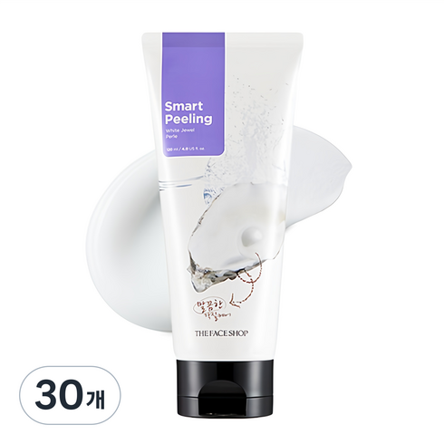 더페이스샵 스마트 화이트 쥬얼 필링 젤, 120ml, 30개
