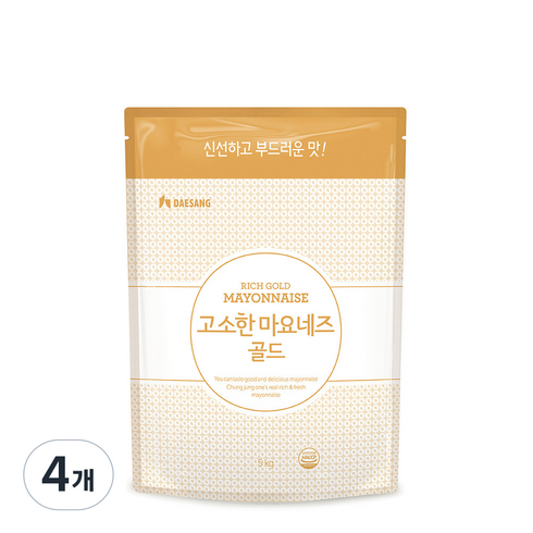 대상 고소한 마요네즈 골드, 4개, 5kg