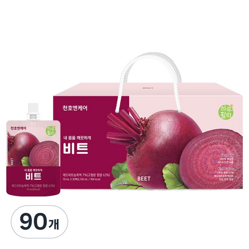 천호엔케어 내 몸을 깨끗하게 비트즙, 70ml, 90개