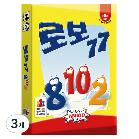 코리아보드게임즈 로보77 보드게임, 혼합색상, 3개