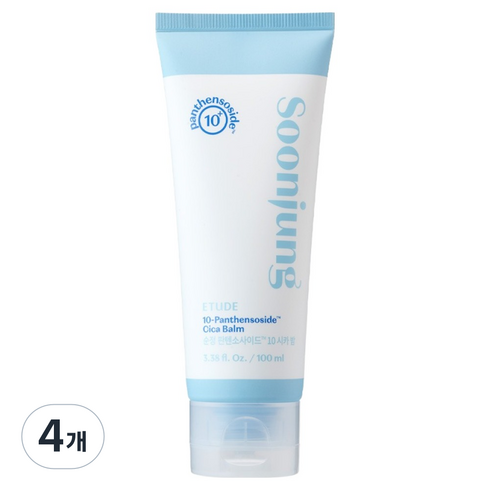 에뛰드 순정판텐소사이드10 시카밤, 100ml, 4개