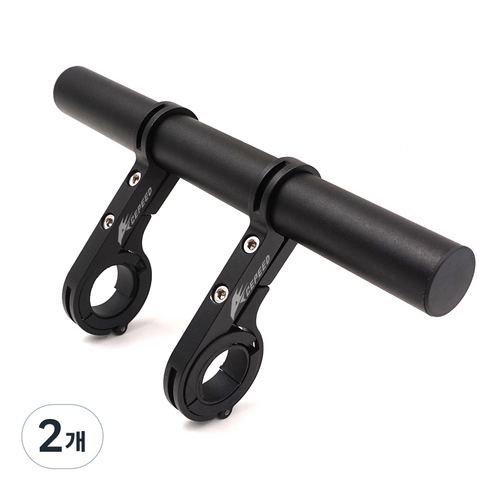 에이스피드 자전거 핸들 연장 바 20cm, 2개