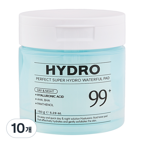 쟈스 토너패드 하이드로, 50매입, 150g, 10개