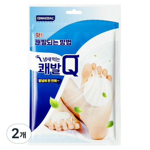 쾌발 Q 풋패드, 10매입, 2개