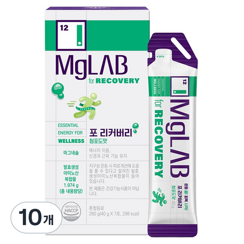 마그랩 동화약품 마그랩 포 리커버리 7p, 280g, 10개