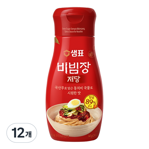 샘표 저당 비빔장, 340g, 12개