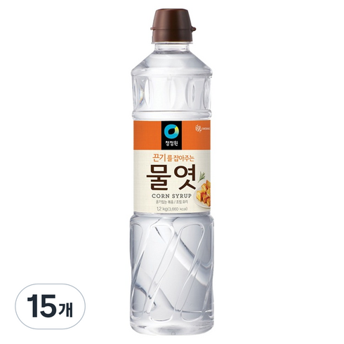 청정원 물엿, 1.2kg, 15개