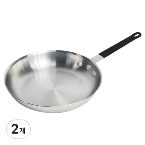 엑스칼리버팬 무코팅 후라이팬, 25cm, 2개