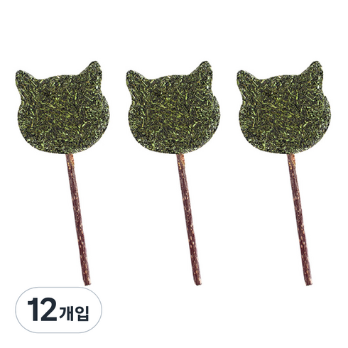 뽀마 막대형 고양이 캔디, 캣닢, 12개, 35g