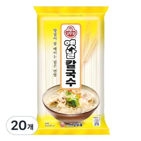 오뚜기옛날 칼국수, 900g, 20개