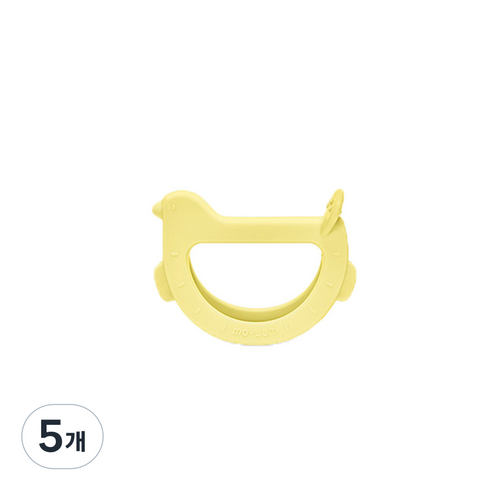모윰 스윙버드 손목 치발기, 레몬, 5개