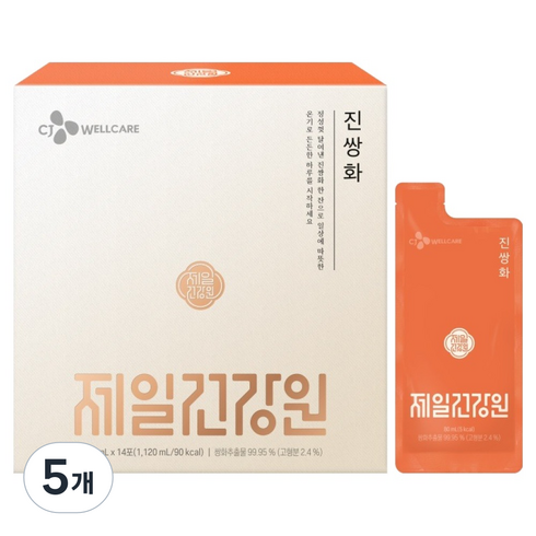 CJ웰케어 제일건강원 진쌍화, 70개, 80ml