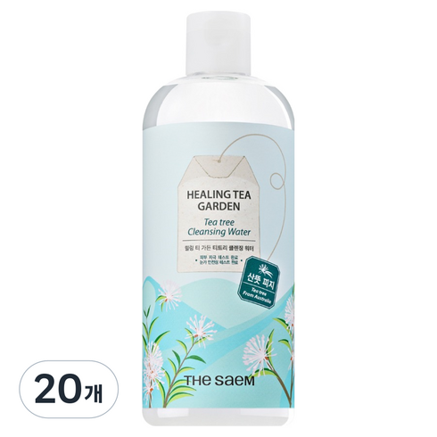 더샘 힐링 티 가든 티트리 클렌징 워터, 500ml, 20개