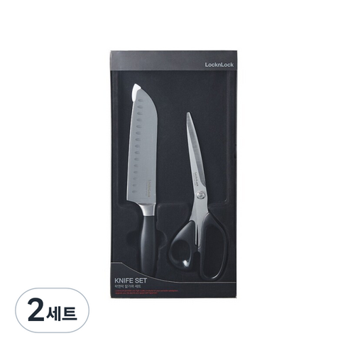 락앤락 칼가위 2p 세트, 2세트, 칼 + 가위