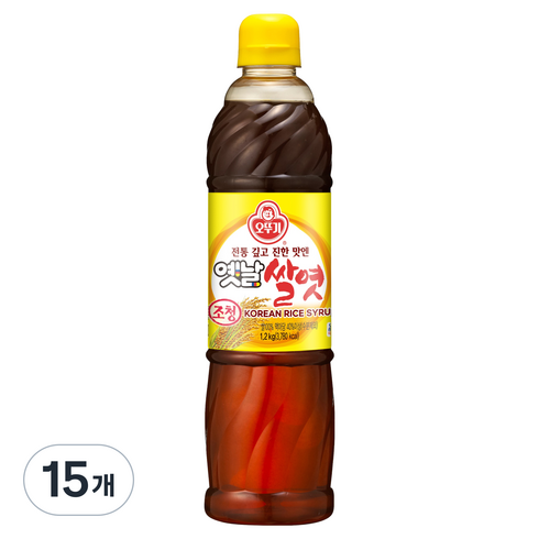 오뚜기옛날 조청 쌀엿, 1.2kg, 15개