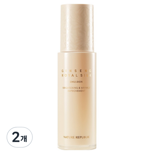 네이처리퍼블릭 진생 로얄 실크 에멀전, 120ml, 2개