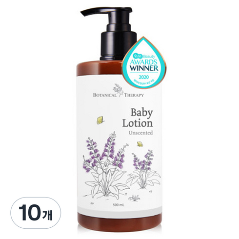 보타니컬테라피 베이비 로션 무향, 500ml, 10개