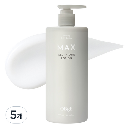 OBge 맥스 올인원 로션, 5개, 500ml