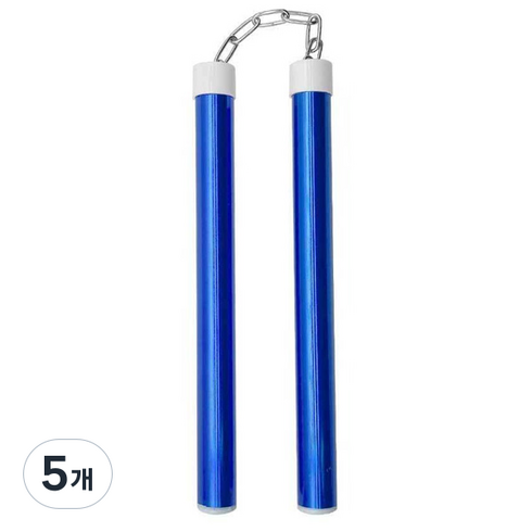 알루미늄 쌍절곤, 파랑, 5개