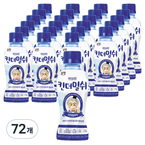 아인슈타인 킨더밀쉬, 200ml, 72개