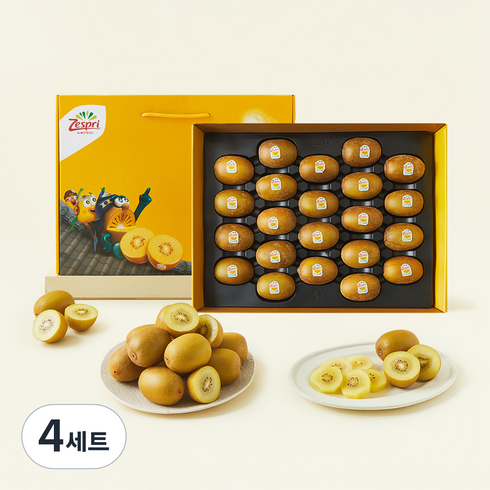 제스프리 골드키위 선물세트, 2.4kg, 4세트