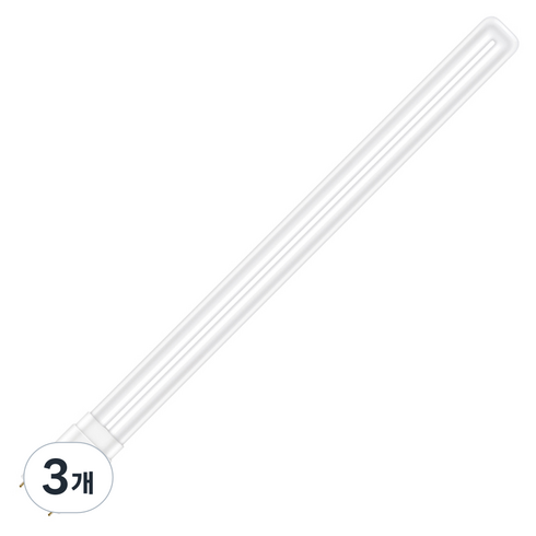 필립스 LED 이관 형광램프 23W 안정기호환 55W 대체형 LED PLL HF 23W, 백색, 3개
