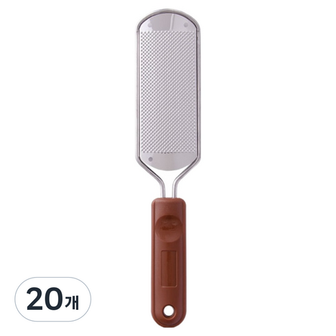 글로어스 부드러운 풋파일 발각질제거 브라운S, 112g, 20개, 1개입