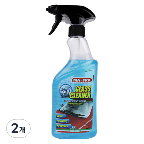 마프라 글라스 클리너 2.0, 500ml, 2개