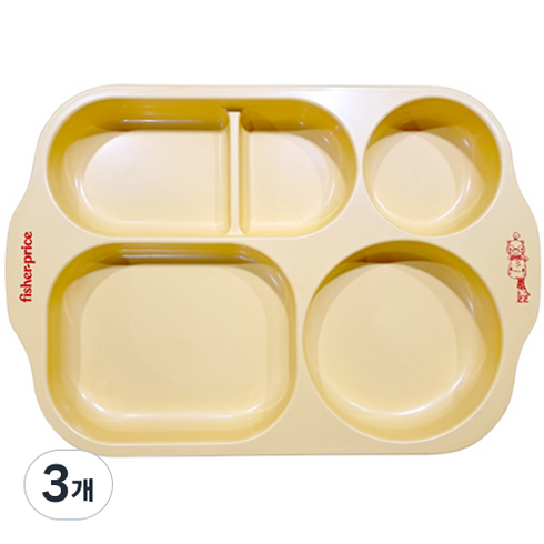 피셔프라이스 옥수수 식판, 단품, 3개