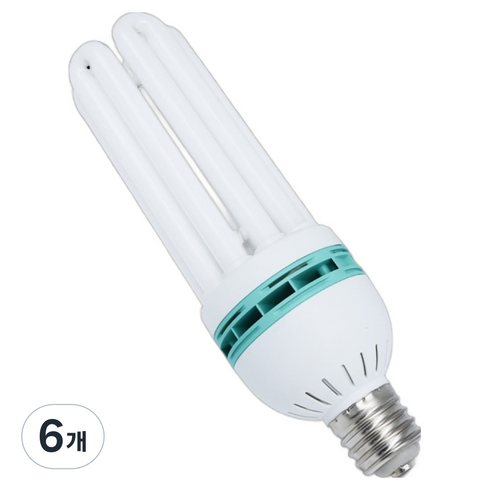 블루밍 EL 삼파장 전구 75W EL 75 EX-D, 주광색, 6개