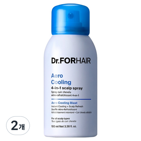 닥터포헤어 정수리 냄새 노세범 쿨링 스프레이, 2개, 100ml