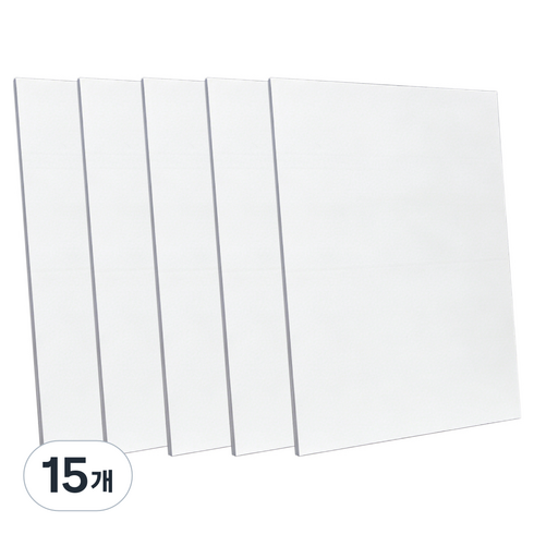 코쿠리 폼보드 우드락 60 x 90 cm 6W0091, 15개, 5mm
