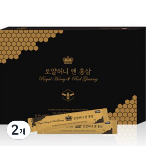 자민경 로얄허니 앤 홍삼 스틱 30p + 쇼핑백, 450g, 2개