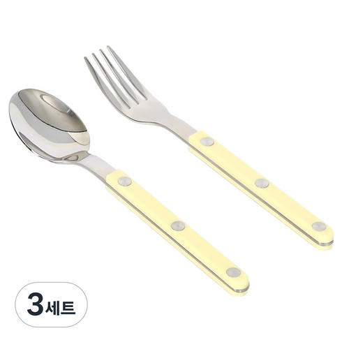 티니블랑 레브 커트러리 세트 라임, 3세트, 티스푼 + 티포크