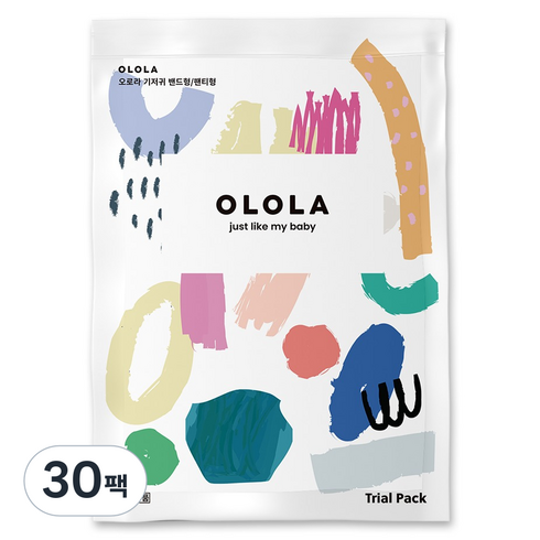 OLOLA 스킨핏 팬티형 체험팩 샘플 낮밤 아기기저귀, 빅형(Big), 60매