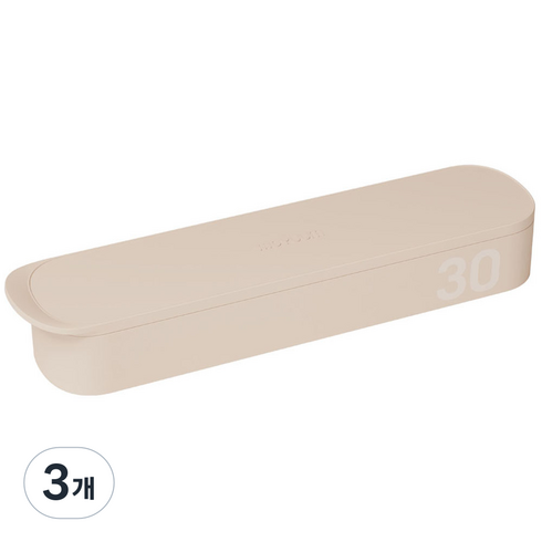 모윰 이중밀폐 실리콘 이유식 큐브 6구, 30ml, 오트밀, 3개