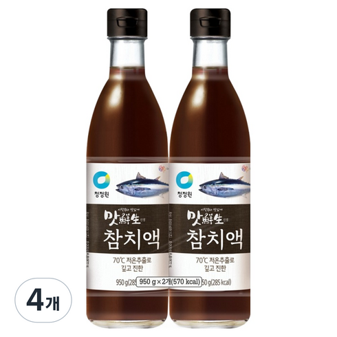 맛선생 참치액, 950g, 4개
