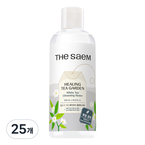 더샘 힐링 티 가든 화이트티 클렌징 워터, 300ml, 25개
