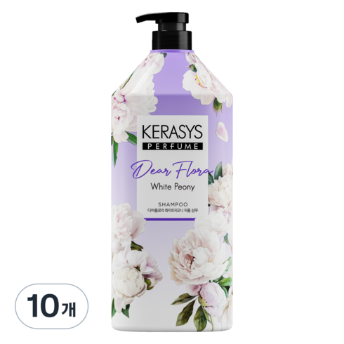 케라시스 디어플로라 화이트피오니 샴푸 화이트 피오니향, 10개, 1.5L