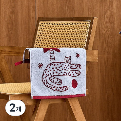 모던하우스 사파리 핸드타월 30수 코마사 34 x 34 cm 65g, 스카이블루, 2개