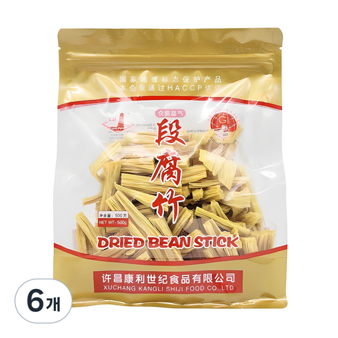 문봉 자른 건푸주, 6개, 500g