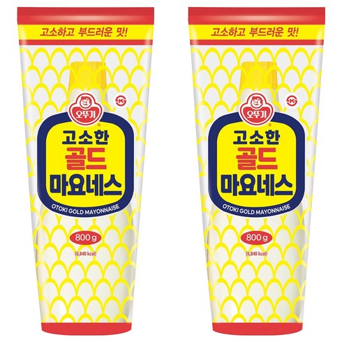 오뚜기 고소한 골드 마요네스, 800g, 2개