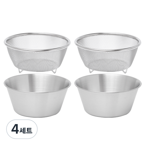 리본제이 뉴 미니 채반 + 볼 세트, 4세트
