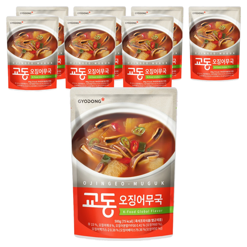 교동식품 오징어무국, 500g, 8개