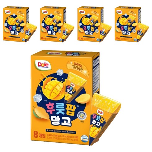 돌 후룻팝 망고, 62ml, 40개