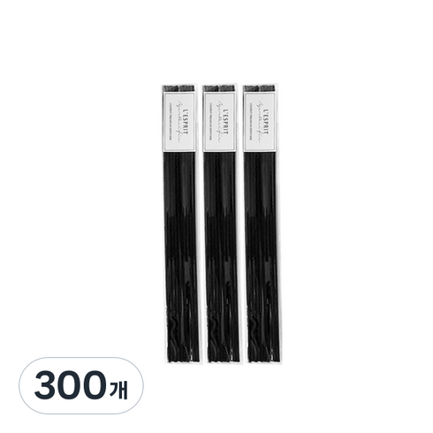 아제르퍼시픽 디퓨저 섬유 스틱 레스쁘리 A-B30, 블랙, 10개입, 300개
